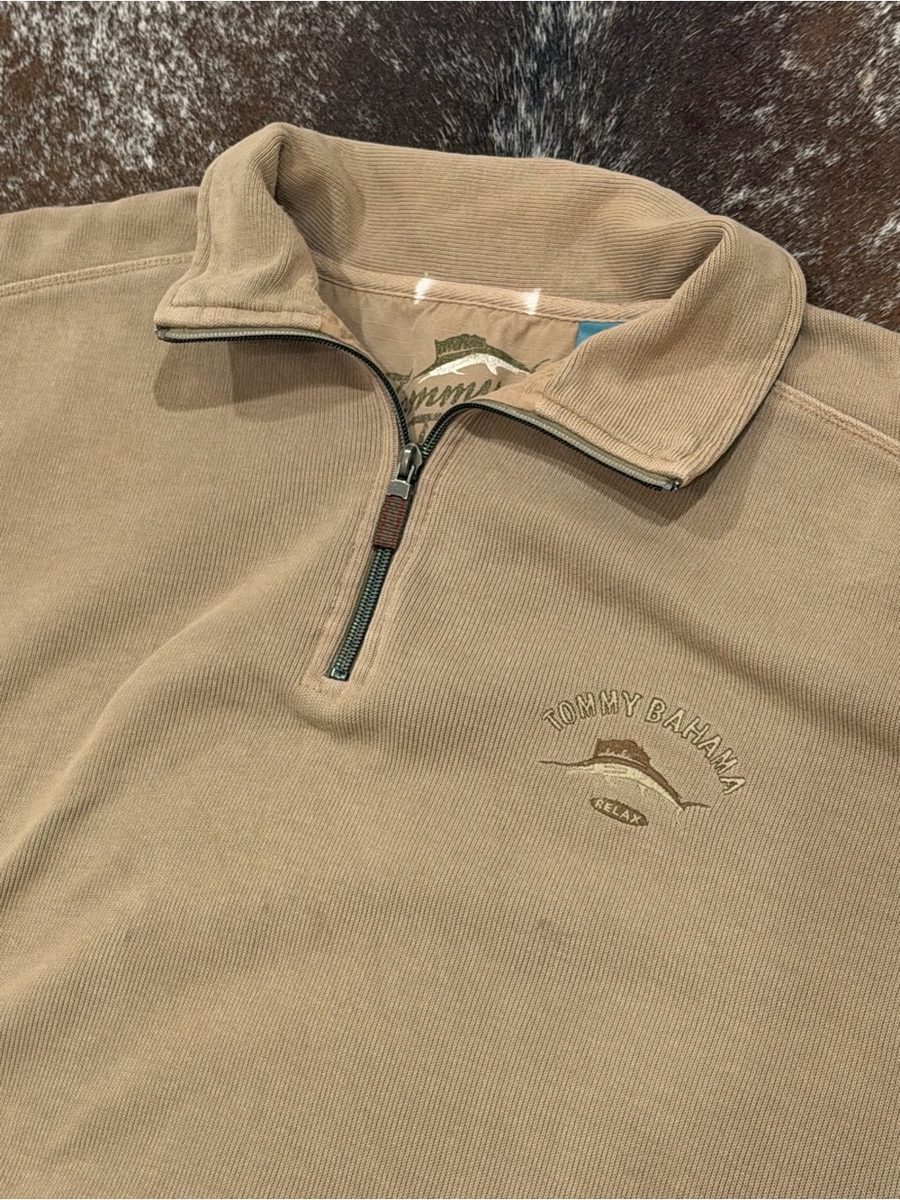 Tommy Bahama Relax Quarter-Zip Pullover Men’s XL